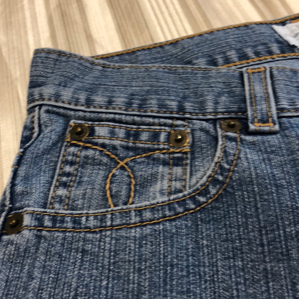 Calvin Klein Blue Jeans Flare Size 7 - Picture 3 of 6